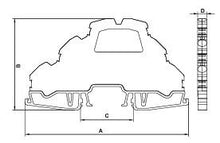 Load image into Gallery viewer, Onka 4,0mm2 OPK Push Fit Triple Deck Terminal For DIN Rail 32A Rated (1882)