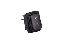 Load image into Gallery viewer, EMAS A54B1H10 Black IP65 Rocker Switch DPST 16A 230V (30x22mm)