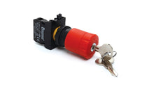 Load image into Gallery viewer, EMAS CP200EA30 - IP65 Emergency Stop 30mm Head Turn Release With Key (1 N.C.)