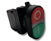 Load image into Gallery viewer, EMAS CP102K20KY10 - IP65 Start/Stop 0-1 Momentary Double Push Button (1 N.O. + 1 N.C.)