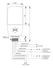 Load image into Gallery viewer, EMAS IF5G024ZM05-1 | Green Signal + Buzzer 1M Cable (IP65 24V AC/DC)