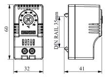 Load image into Gallery viewer, EMAS PTM111 - Control Panel Cooling Thermostat 240V 0-70C (10A 1 x N.O.)