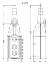 Load image into Gallery viewer, EMAS PV Series Handheld Pendant Remote Crane Hoist Machine (3-9 Holes Empty)