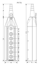 Load image into Gallery viewer, EMAS PV Series Handheld Pendant Remote Crane Hoist Machine (3-9 Holes Empty)