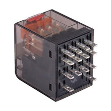 Lade das Bild in den Galerie-Viewer, EMAS RE2.F4C.AC230.L0 industrial relay, 4 changeover contacts, 6A, 14 pin, 230V AC coil, with LED - alternative view