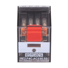 Lade das Bild in den Galerie-Viewer, EMAS RE2.F4C.AC230.S0 industrial relay, 4 changeover contacts, 6A, 14 pin, 230V AC coil - additional view