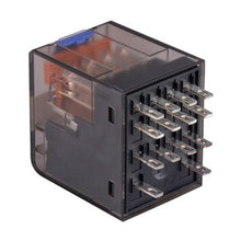 Lade das Bild in den Galerie-Viewer, EMAS RE2.F4C 24V DC industrial relay, 4 changeover contacts, 6A, 14 pin - alternative view