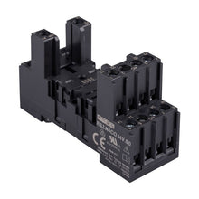 Lade das Bild in den Galerie-Viewer, EMAS RS2.N4CO.14V.S0 14 pin DIN rail relay socket for RE2.F4C relays - additional view