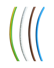 Load image into Gallery viewer, 2.5mm² CSA 14AWG Tri-Rated Single Cable Brown, Blue, Green/Yellow Per Metre BS6231
