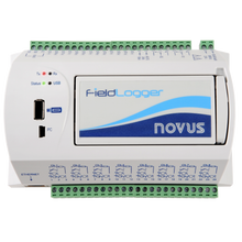 Load image into Gallery viewer, Novus FieldLogger - 512K Ethernet, 2xRS485 Master/Slave Data Logger (AC Supply)