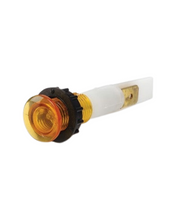 Load image into Gallery viewer, EMAS S102NS Yellow Neon Pilot Indicator 10mm Diameter Spade Terminal (230V)
