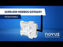 Load and play video in Gallery viewer, Novus Airgate Wireless Modbus Gateway