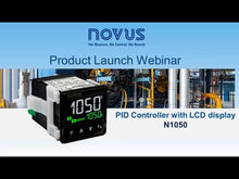 Load and play video in Gallery viewer, Novus N1050-PR - PID Temperature Controller USB, Timer, SSR+Relay (100-240V)
