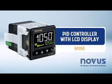 Load and play video in Gallery viewer, Novus N1050-PR - PID Temperature Controller USB, Timer, SSR+Relay (100-240V)