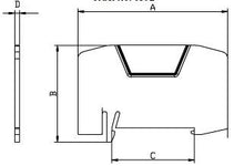 Load image into Gallery viewer, Onka Terminal Block Separator Plate OPK Series Grey (0592)
