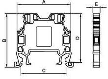 Load image into Gallery viewer, Onka 2,5mm2 MRK Slim Screw Terminal For DIN Rail 24A Rated (0902)
