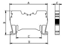 Load image into Gallery viewer, Onka 2,5mm2 OPK Push Fit Terminal For DIN Rail 24A Rated (1502)
