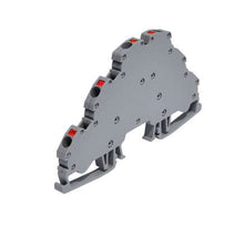 Load image into Gallery viewer, Onka 4,0mm2 OPK Push Fit Triple Deck Terminal For DIN Rail 32A Rated (1882)
