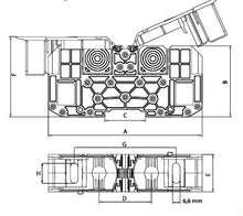 Load image into Gallery viewer, Onka MRK 25mm Stud Terminal Block, DIN Rail With Cover 101A (2302)
