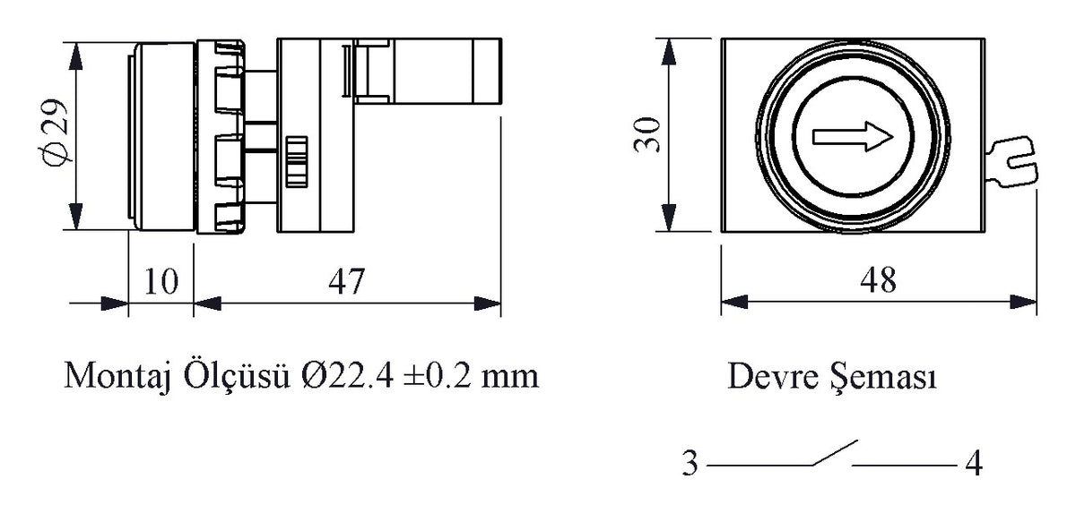 Up Arrow Marked 22mm Momentary Pushbutton 1 N O Emas Cp100dbod