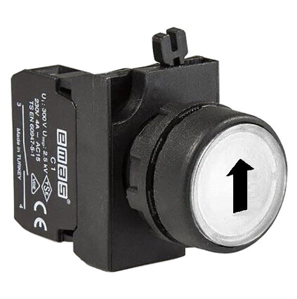 EMAS CP100DBOD - Up Arrow Marked Momentary Pushbutton (1 N.O.)