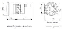 Load image into Gallery viewer, EMAS CP200EE - IP65 Labelled Emergency Stop 40mm Head Turn Release (1 N.C.)
