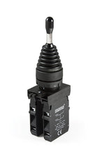 Lade das Bild in den Galerie-Viewer, EMAS CP707DJ40 22mm IP65 4 position stay-put joystick switch, 2NO+2NO - alternative view

