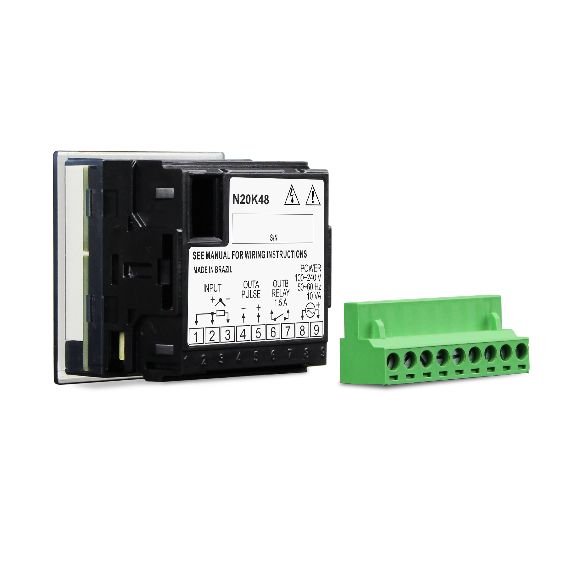 Novus N1050 Sortie relais/SSR Régulateur de température PID 24 V