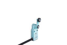 Load image into Gallery viewer, EMAS L61K13MEP121 L61 metal body limit switch with 18mm plastic roller arm, 1NO+1NC, IP67, 2m cable
