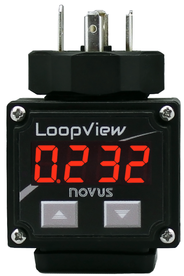 Novus LoopView Digital Display 4-20mA Transducer Sensor DIN 43650 ...
