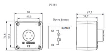 Load image into Gallery viewer, EMAS P1164 Control Box With 90dB LED Sounder (IP50, IP65 24V OR 230V)
