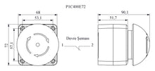 Load image into Gallery viewer, EMAS P1C400E72 Mushroom Style Emergency Button 72mm (1 x N.C)
