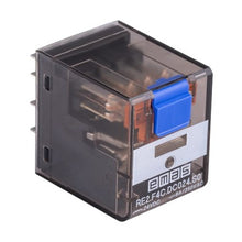 Lade das Bild in den Galerie-Viewer, EMAS RE2.F4C 24V DC industrial relay, 4 changeover contacts, 6A, 14 pin
