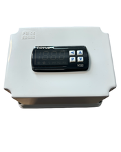 Charger l'image dans la galerie, A plastic Wiska Enclosure box with a Novus Digital Thermostat Mounted
