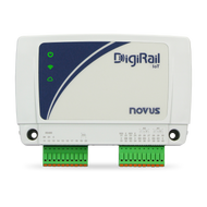 Novus DigiRail IoT Sensor Gateway | RS485 Master (2AI / 6DI / 2DO) Ethernet Version MQTT