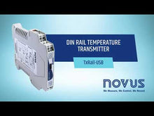 Load and play video in Gallery viewer, Novus TxRail-USB DIN Signal Converter Universal IP -&gt; 4-20mA / 0-10V OP
