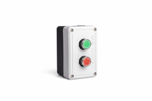 Load image into Gallery viewer, PY2BOS with Green and Red Pushbuttons - Chrome Cap Bezel
