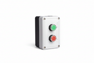 PY2BOS with Green and Red Pushbuttons - Chrome Cap Bezel