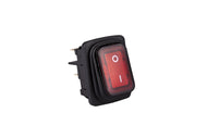 EMAS A54 Series - Illuminated Red/Yellow/Green IP65 Rocker Switch DPST 16A 230V (30x22mm)