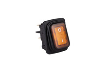 Load image into Gallery viewer, EMAS A54 Series - Illuminated Red/Yellow/Green IP65 Rocker Switch DPST 16A 230V (30x22mm)
