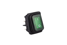 Load image into Gallery viewer, EMAS A54 Series - Illuminated Red/Yellow/Green IP65 Rocker Switch DPST 16A 230V (30x22mm)
