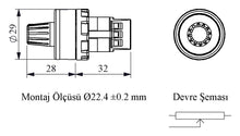 Load image into Gallery viewer, EMAS BPR10K Potentiometer 10K Ohm 22mm Screw Terminal IP65
