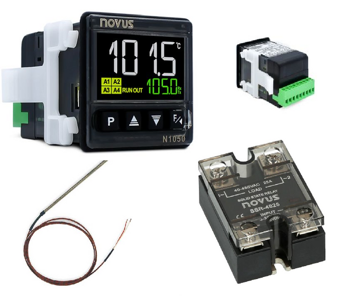 Ramp & Soak PID Bundle Kit - N1050 + 25A SSR + PT100 Sensor