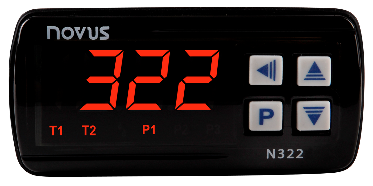 Novus N322 - Digital Thermostat On/Off Control PT100 12~24V - UK Stock ...