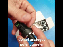 Load and play video in Gallery viewer, EMAS BPR10K Potentiometer 10K Ohm 22mm Screw Terminal IP65
