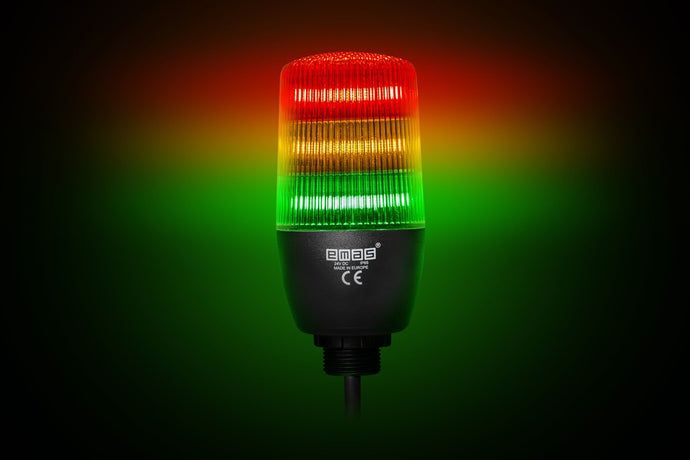 EMAS IF5T024XM05-1 | IF Series 3 Colour LED Beacon (IP65 24V PNP)
