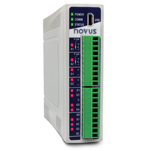 DigiRail NXprog RAMIX Micro PLC In C/C++ (2AI/ 2AO/ 4DI/ 2RO)