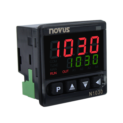 Novus N1030-PR-24V - PID Temperature Controller 1/16 DIN SSR+Relay (12-24V)